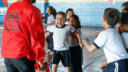 Venezuelan boy in Colombia during TeamUp_War Child Colombia_191211
